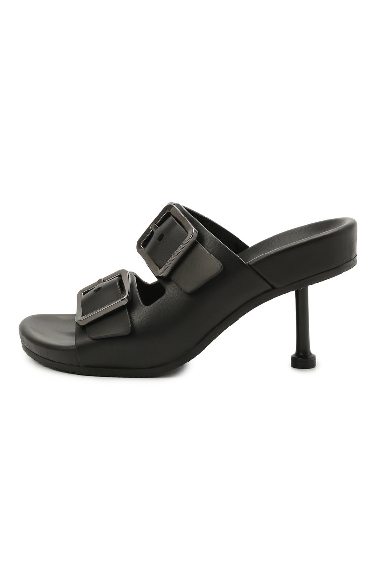 Кожаные мюли mallorca BALENCIAGA, арт. 656621/WA2M6, фото 1
