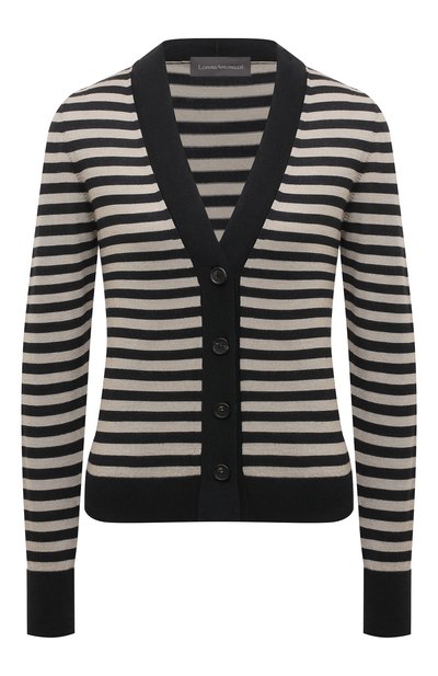 Женский кардиган из шерсти и шелка LORENA ANTONIAZZI, арт. A24112CM13C/2862