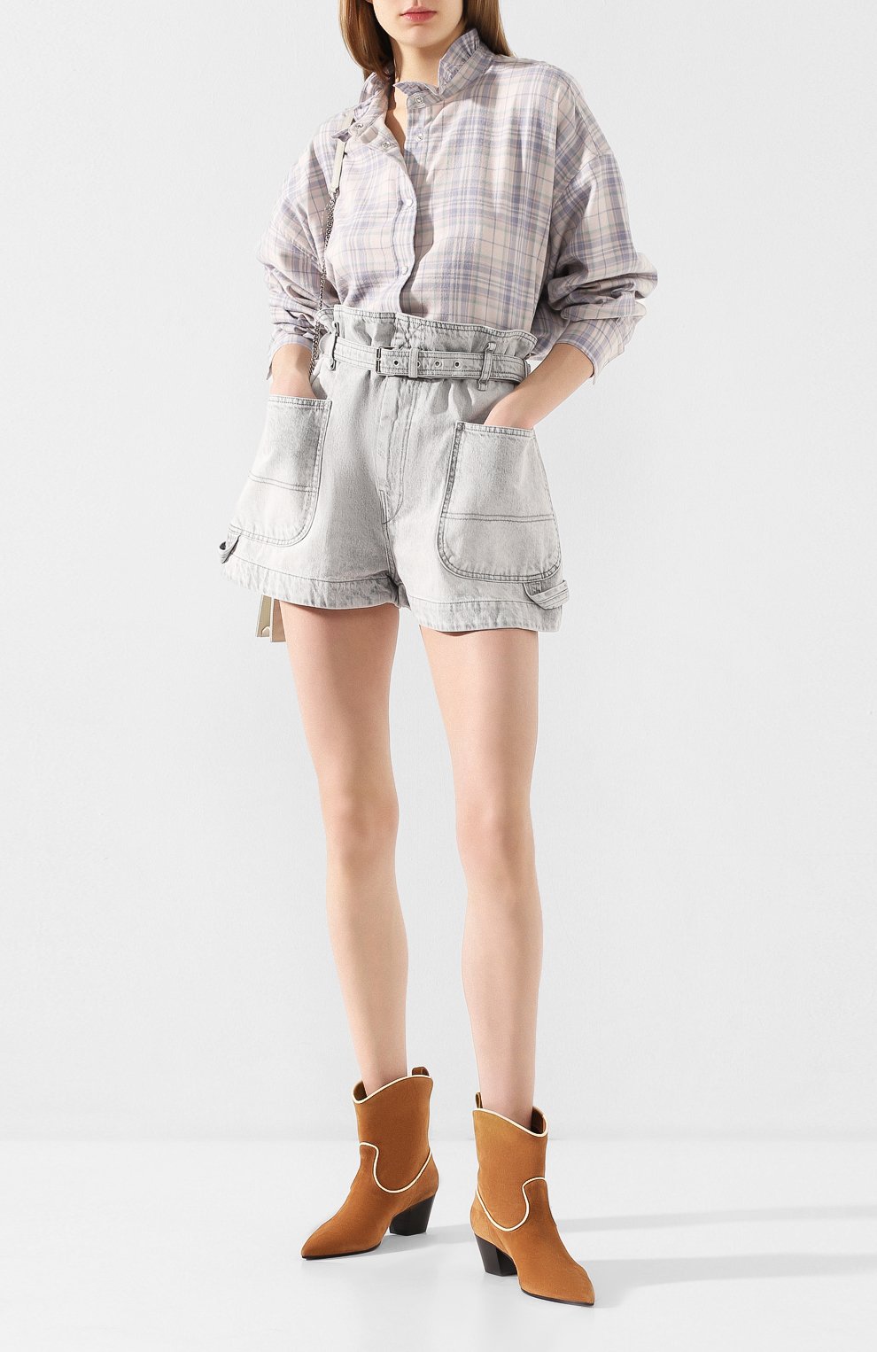 Джинсовые шорты ISABEL MARANT, арт. SH0319-20P016I/KIKE, фото 2