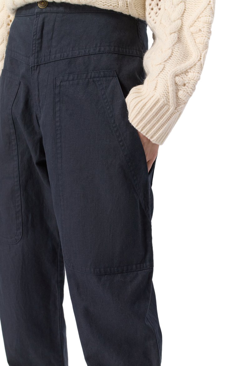 Брюки изо льна и хлопка ISABEL MARANT ETOILE, арт. 25PPA0311FA/C1G06E, фото 5