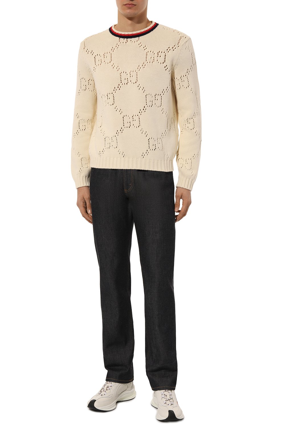 Хлопковый свитер GUCCI, арт. 740501/XKC4L, фото 2