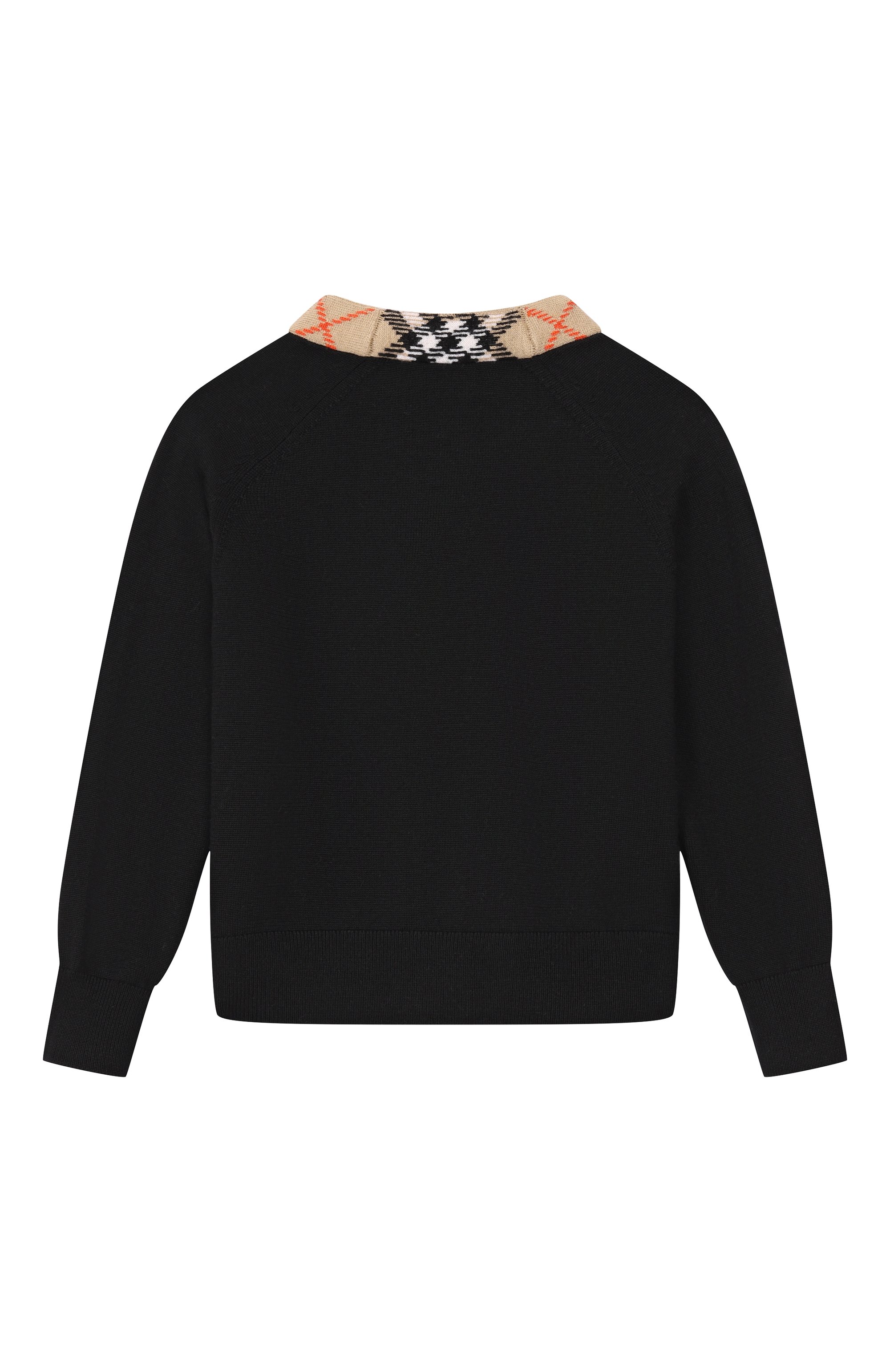 Шерстяной кардиган BURBERRY черного цвета по цене 49350 руб., арт. 8117201, фото 2 Шерстяной кардиган BURBERRY, арт. 8117201, фото 2