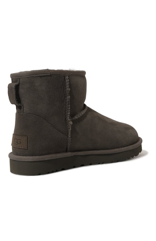 Замшевые полусапоги Classic Mini II UGG UGSCLMGY1016222W Серый  UGSCLMGY1016222W Фото 5