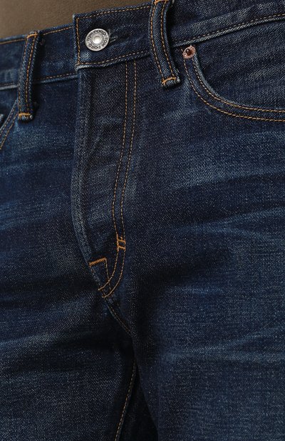 Джинсы прямого кроя с потертостями TOM FORD, арт. BPJ21/TFD002, фото 5