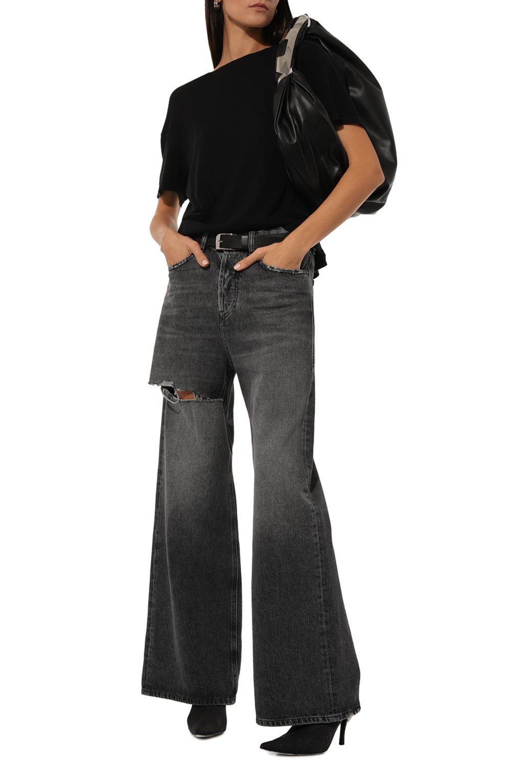 Джинсы DIESEL темно-серого цвета по цене 20650 руб., арт. A06925/007X4, фото 2 Джинсы DIESEL, арт. A06925/007X4, фото 2