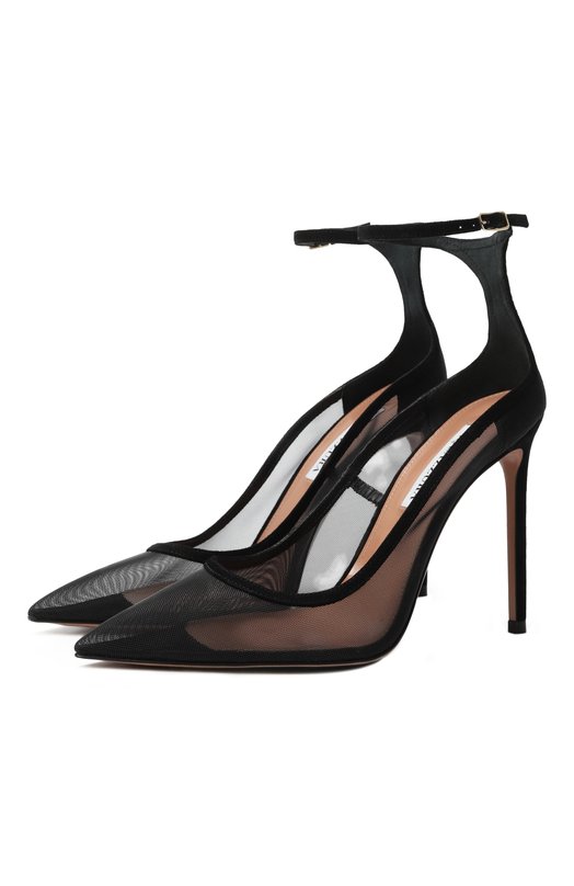 Туфли Love Affair Mesh 105 Aquazzura LAMHIGP0/FMD Чёрный LAMHIGP0/FMD