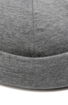 Мужская шерстяная шапка ZEGNA серого цвета, арт. Z3I77H/B3W | Фото 3 (Материал: Текстиль, Шерсть; Материал сплава: Проставлено; Нос: Не проставлено)