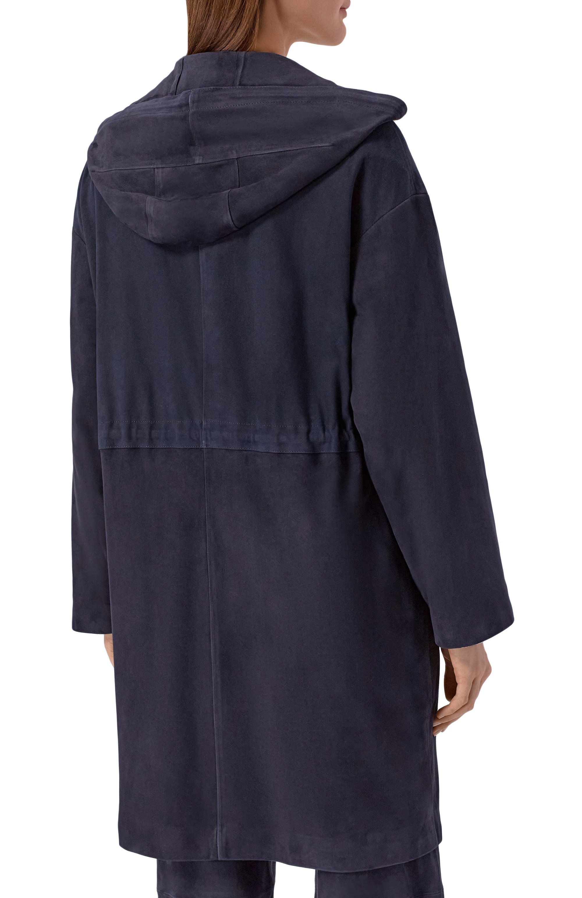 Замшевая парка KITON синего цвета по цене 463000 руб., арт. D61674K0918F, фото 4 Замшевая парка KITON, арт. D61674K0918F, фото 4