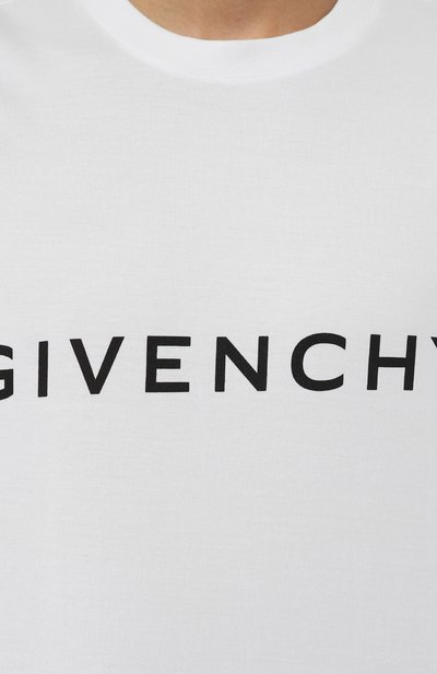 Хлопковая футболка GIVENCHY, арт. BM716G/3YAC, фото 5