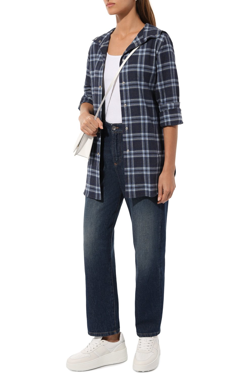 Хлопковая рубашка KITON, арт. D54435H0906601, фото 2