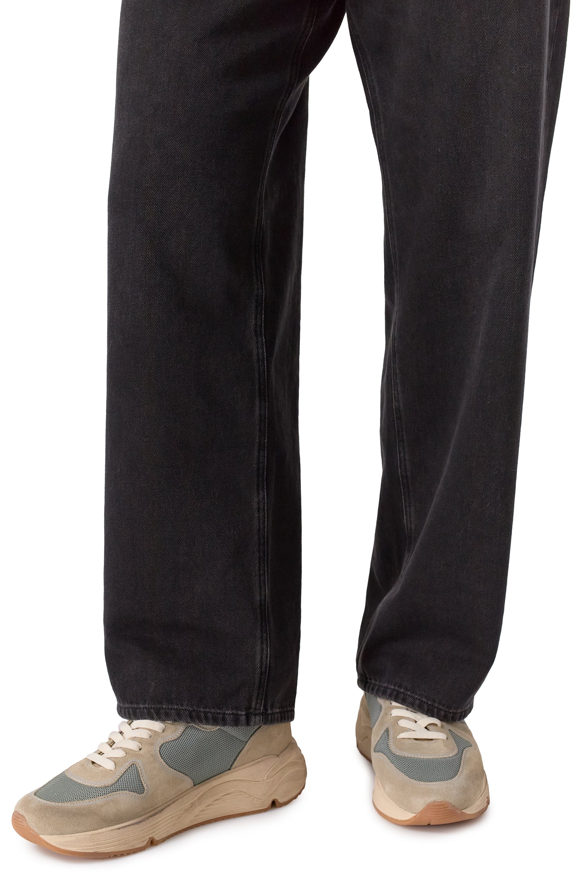 Комбинированные кроссовки running sole GOLDEN GOOSE DELUXE BRAND, арт. GMF00126.F006338, фото 3