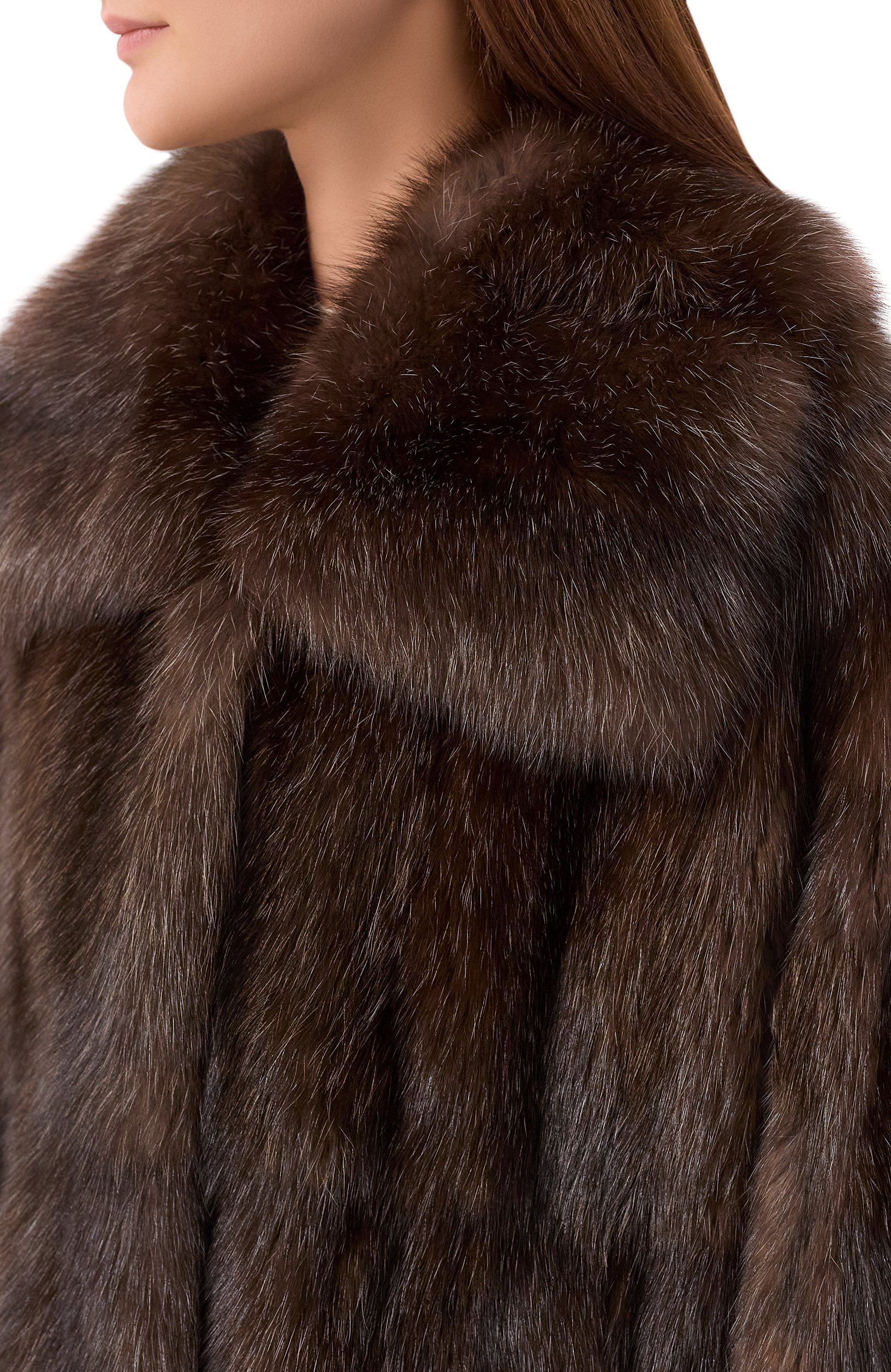 Шуба из соболя MVST коричневого цвета по цене 13450000 руб., арт. M001K/SABLE WILD, фото 5 Шуба из соболя MVST, арт. M001K/SABLE WILD, фото 5