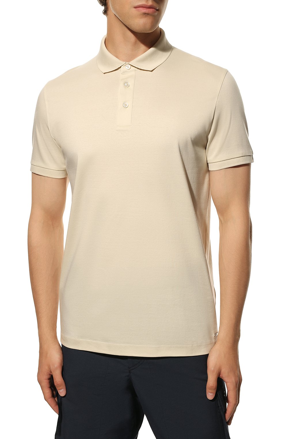 Хлопковое поло BOSS, арт. 50468490, фото 3