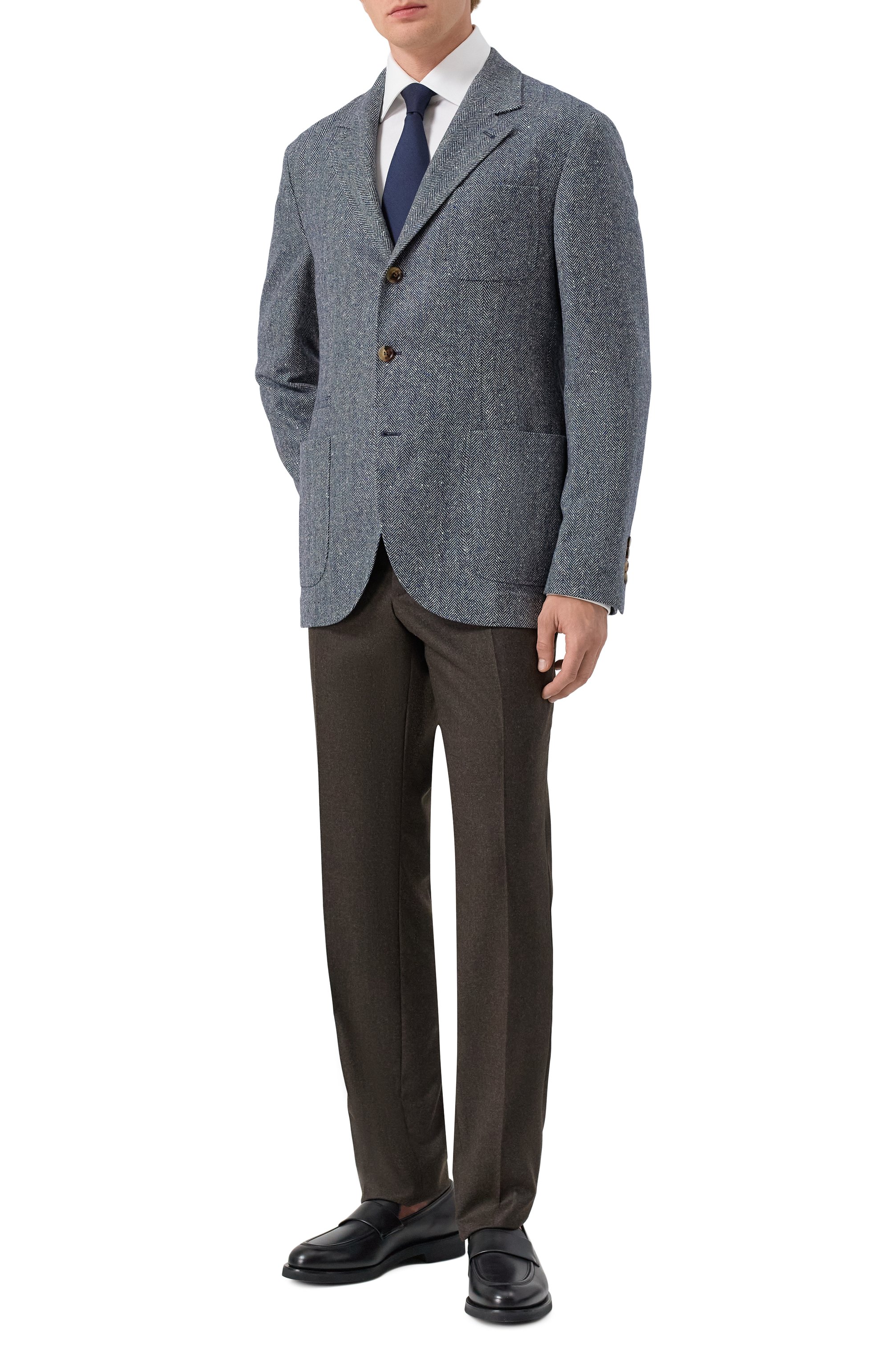 Пиджак из шерсти и кашемира BRUNELLO CUCINELLI, арт. MV4177BND, фото 3