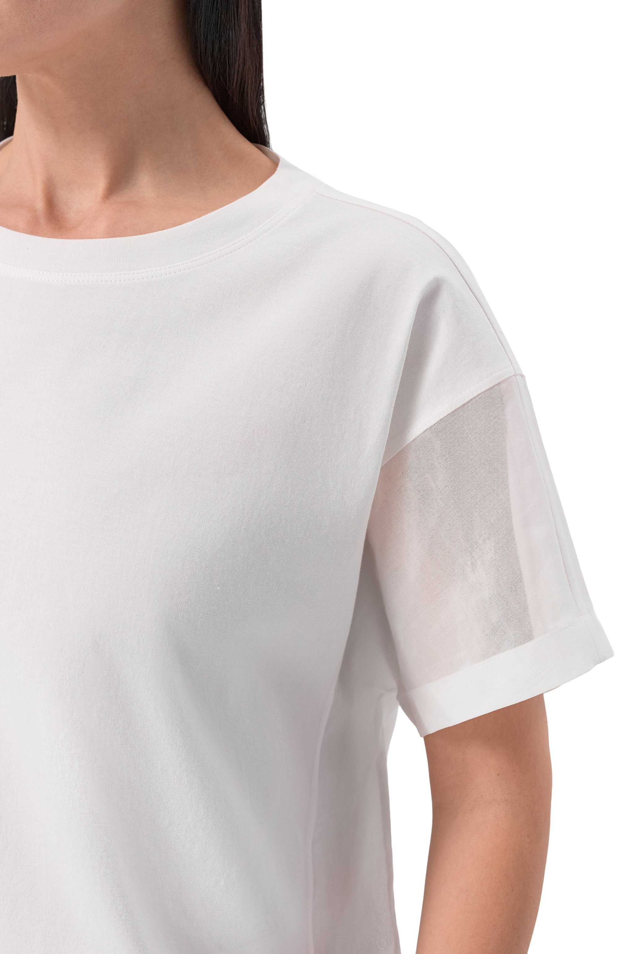 Хлопковая футболка BRUNELLO CUCINELLI, арт. M0T81BX800, фото 5