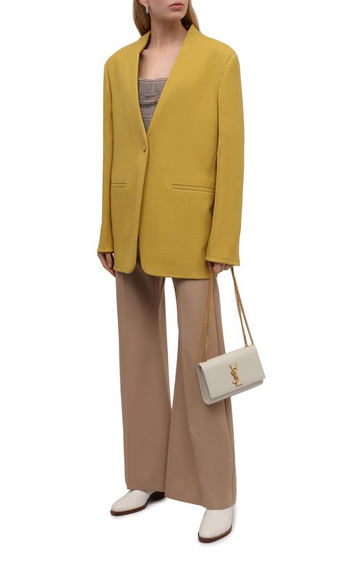 Казаки Jayme из кожи крокодила Ralph Lauren Кремовый, фото 2