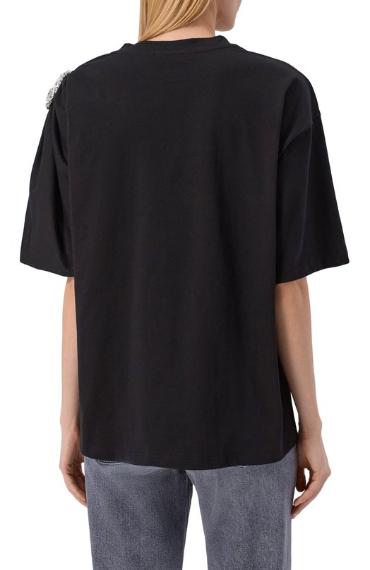 Хлопковый топ Area PF25AWTS0045FA01 Чёрный  PF25AWTS0045FA01 Фото 4