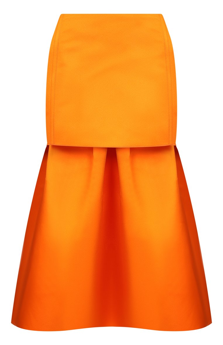 Атласная юбка PRADA, арт. P101UG-393-F0049, фото 1