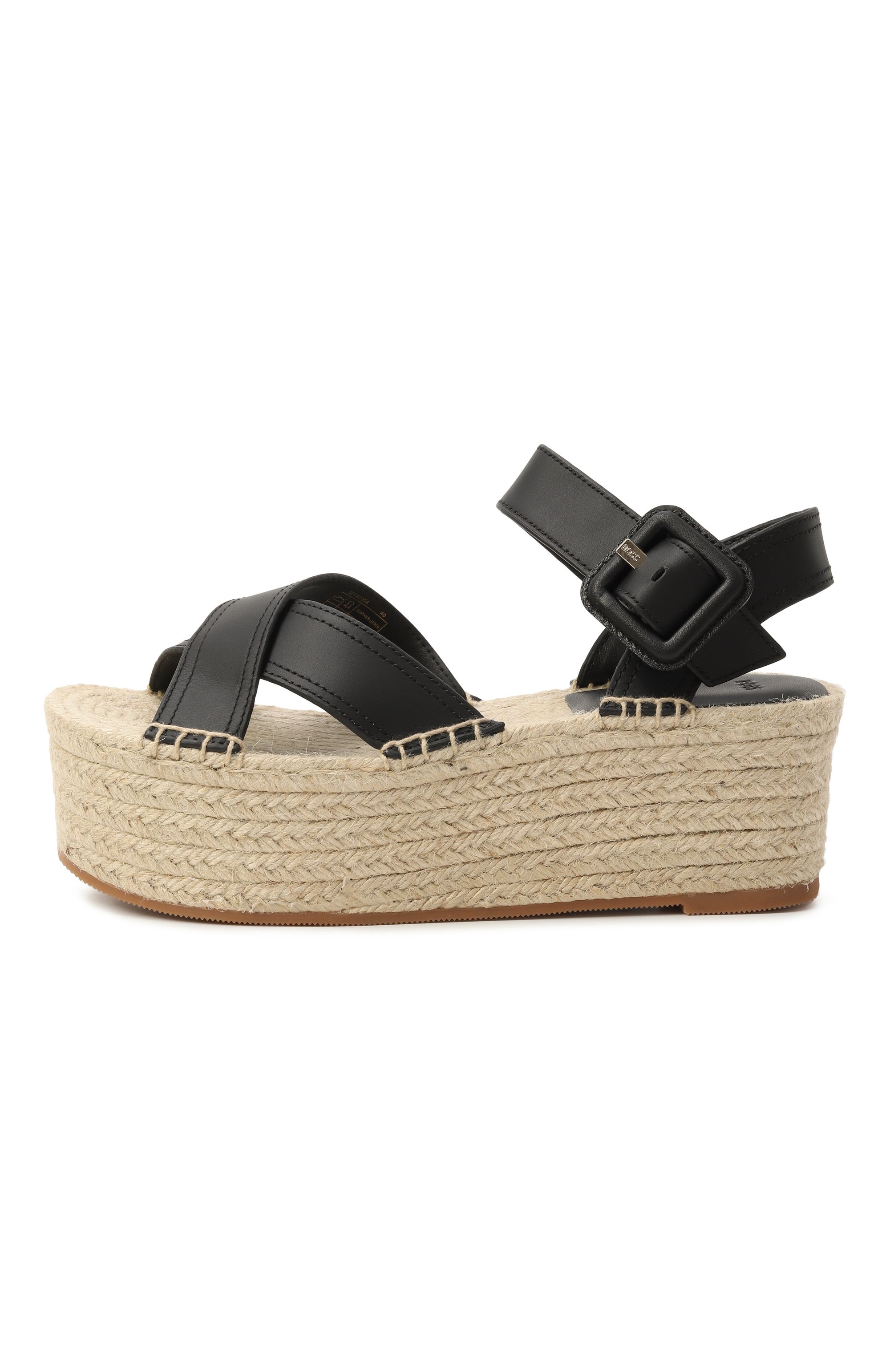 Кожаные босоножки machica BOSS, арт. 50542356, фото 4