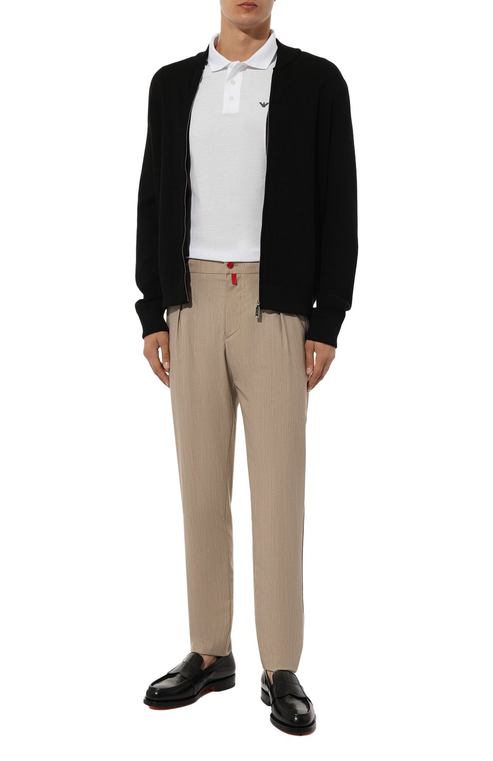 Хлопковое поло EMPORIO ARMANI, арт. 8N1FQ2/1JTKZ, фото 2