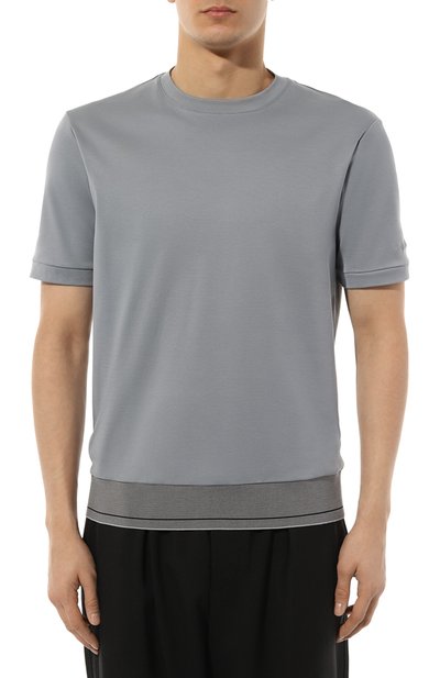 Хлопковая футболка GIORGIO ARMANI, арт. 3DSM52/SJFBZ, фото 3