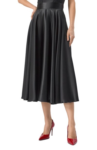 Атласная юбка DOLCE & GABBANA, арт. F4CS0T/FU1NU, фото 3