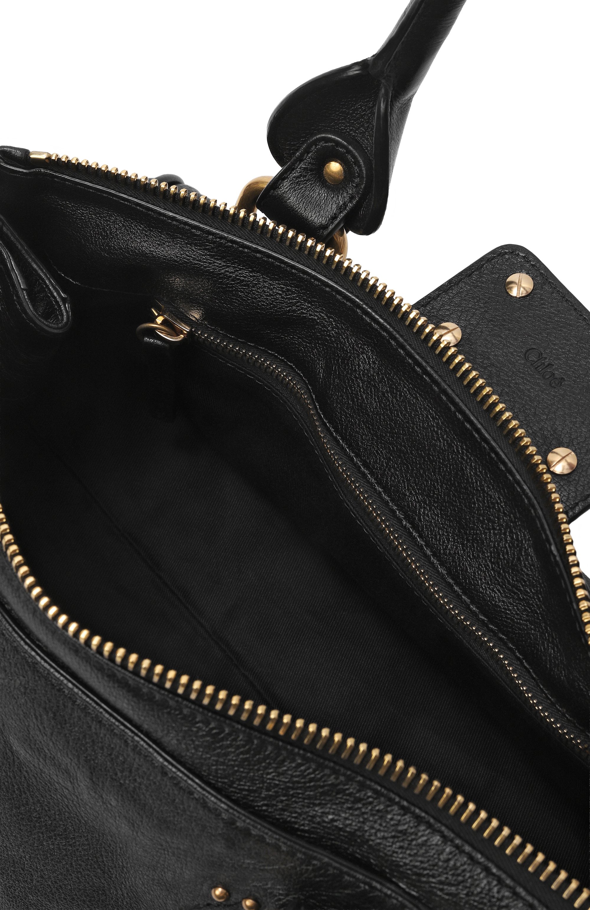 Сумка paddington CHLOÉ черного цвета по цене 324000 руб., арт. CH25WS802P75, фото 5 Сумка paddington CHLOÉ, арт. CH25WS802P75, фото 5