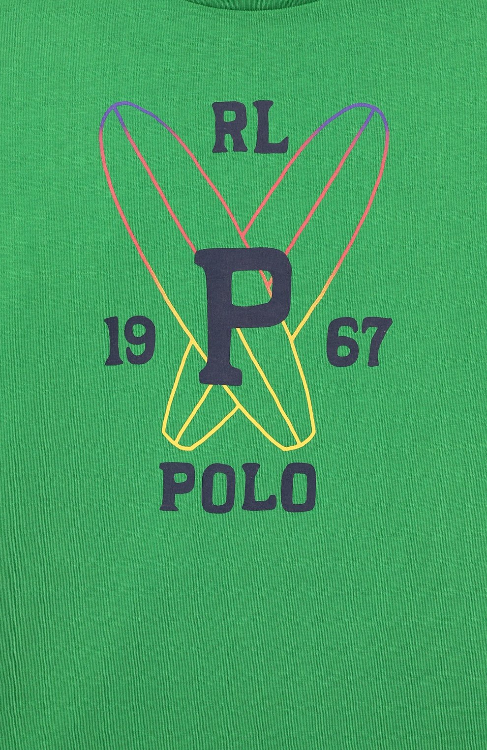 Хлопковая футболка POLO RALPH LAUREN, арт. 321786269, фото 3