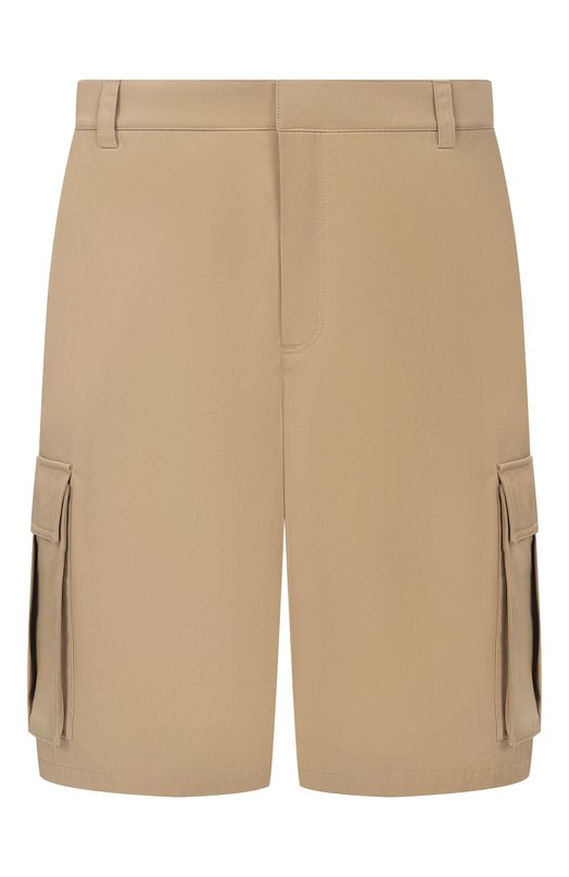 Хлопковые шорты Balmain GH1PA181/CG43 Бежевый GH1PA181/CG43
