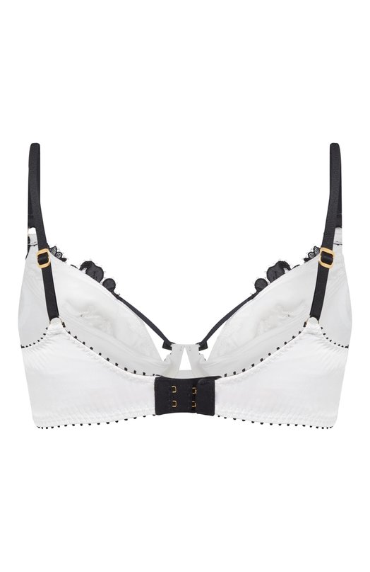 Шелковый бюстгальтер с плотной чашкой Penelopi Agent Provocateur AP12678111001 Чёрно-белый  AP12678111001 Фото 2