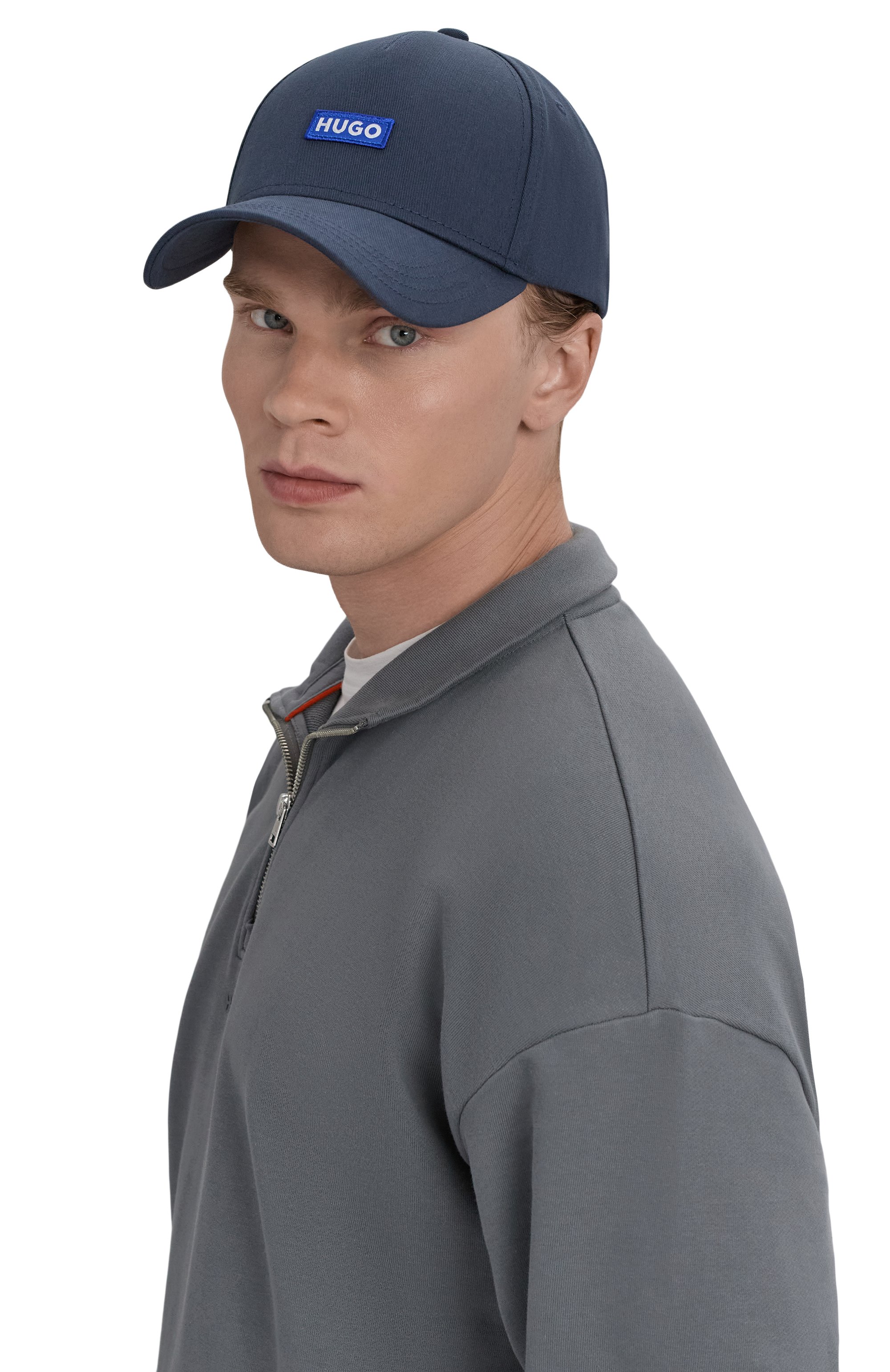 Хлопковая бейсболка HUGO BLUE, арт. 50522014, фото 2