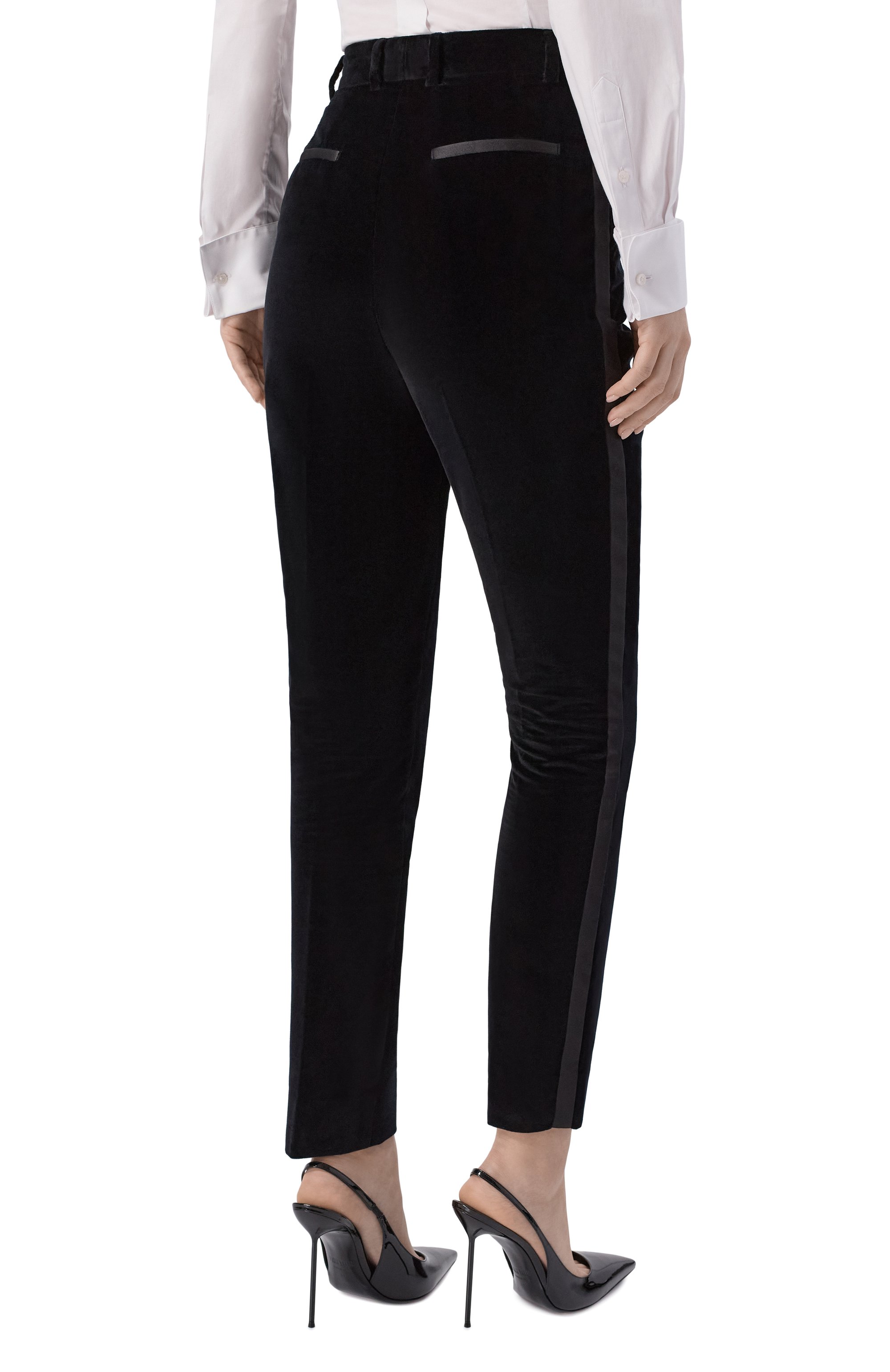 Бархатные брюки DOLCE & GABBANA, арт. FTC71T/FUVG7, фото 4