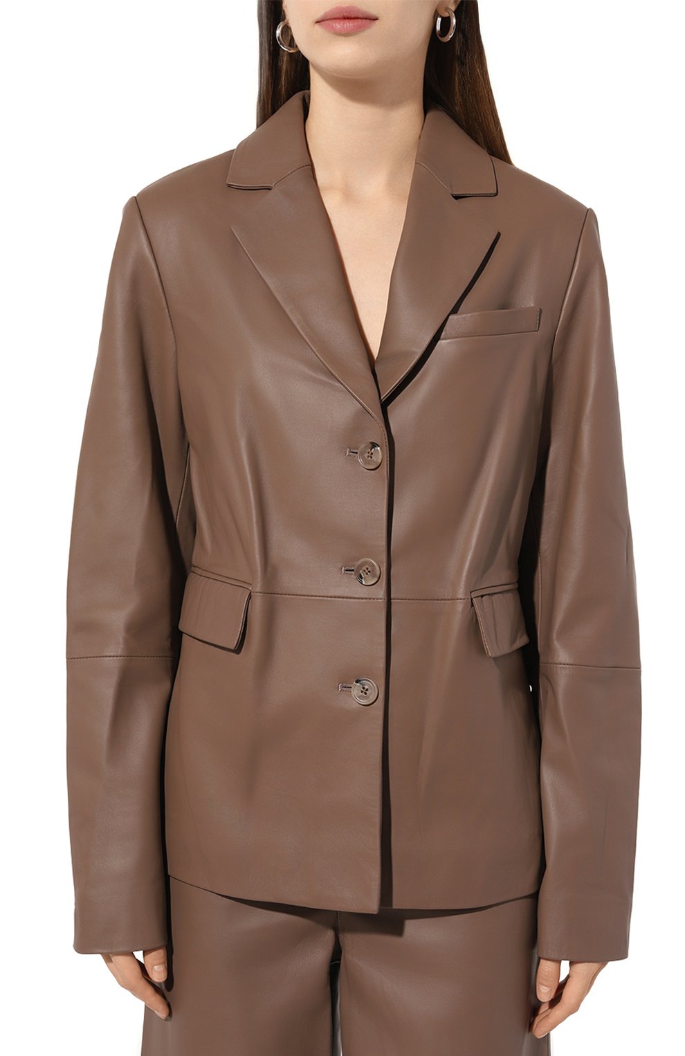 Кожаный жакет LOULOU DE SAISON, арт. ALD0, фото 3