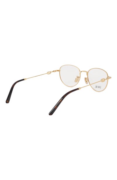 Оправа DIOR EYEWEAR золотого цвета по цене 63000 руб., арт. PETIT CD0 R2U B000, фото 3 Оправа DIOR EYEWEAR, арт. PETIT CD0 R2U B000, фото 3
