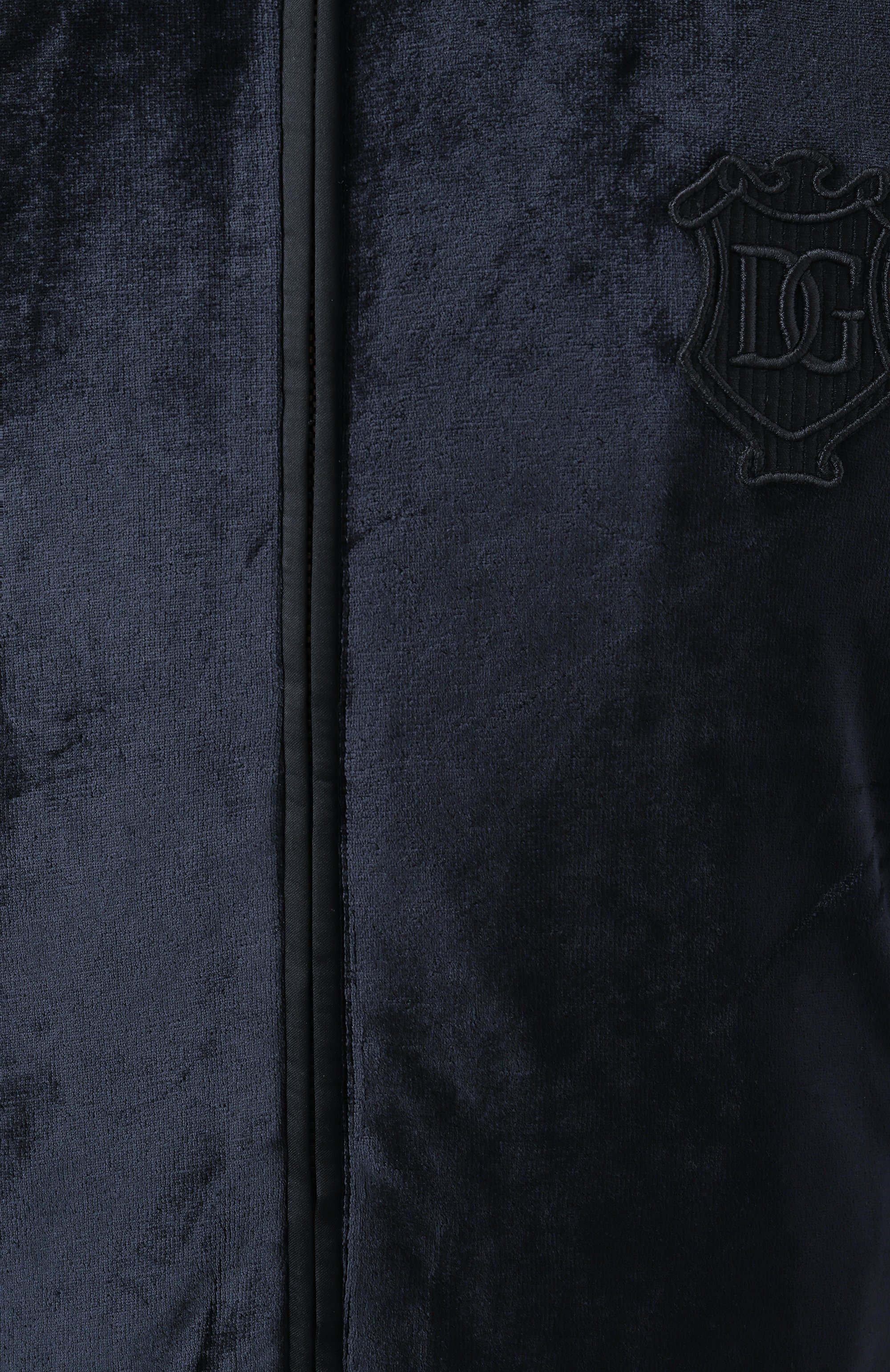 Бархатная толстовка DOLCE & GABBANA черного цвета по цене 147500 руб., арт. G9BBYZ/HU7S0, фото 6 Бархатная толстовка DOLCE & GABBANA, арт. G9BBYZ/HU7S0, фото 6