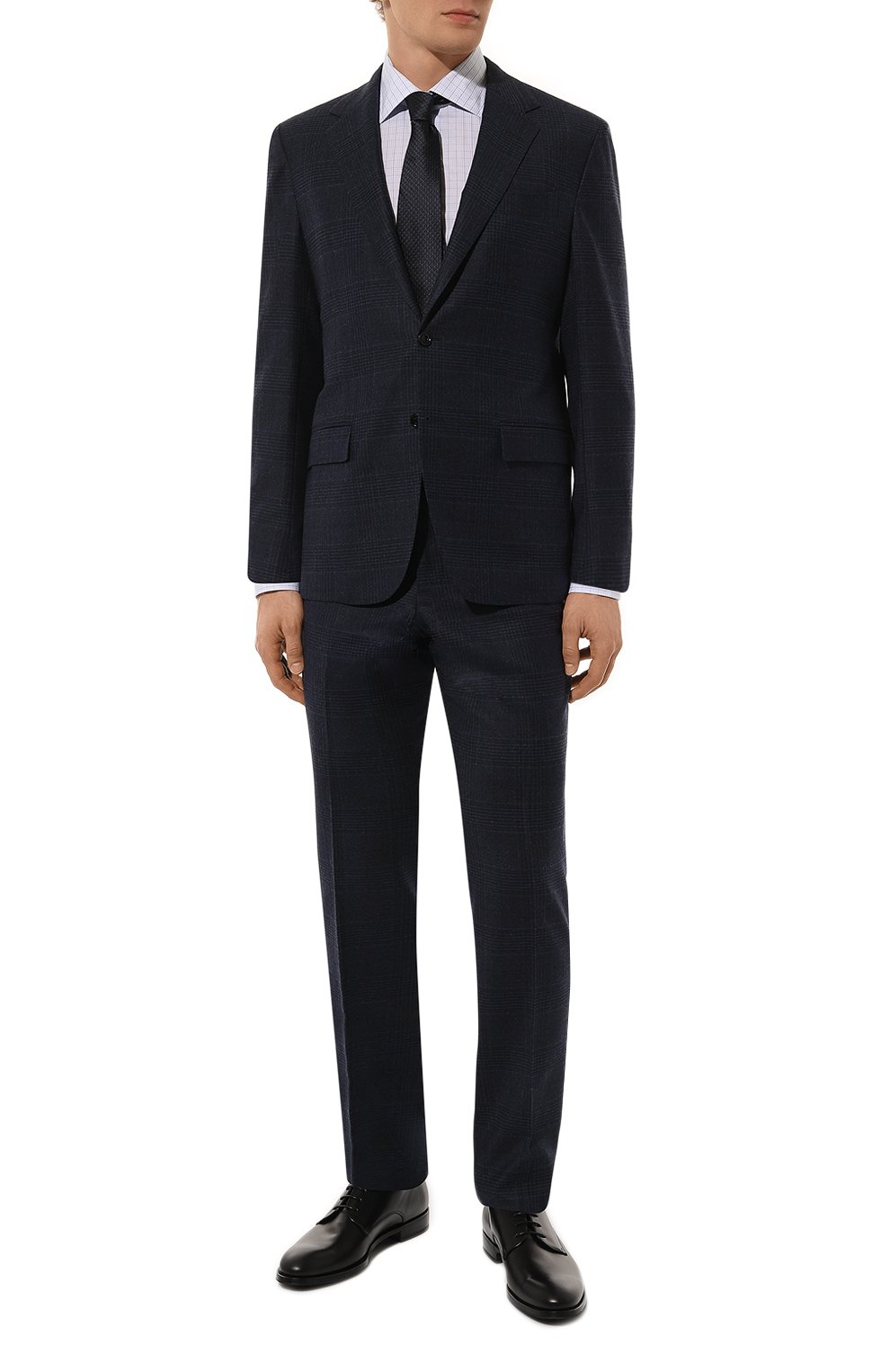 Хлопковая сорочка CANALI голубого цвета по цене 27000 руб., арт. X18/GD03070, фото 2 Хлопковая сорочка CANALI, арт. X18/GD03070, фото 2