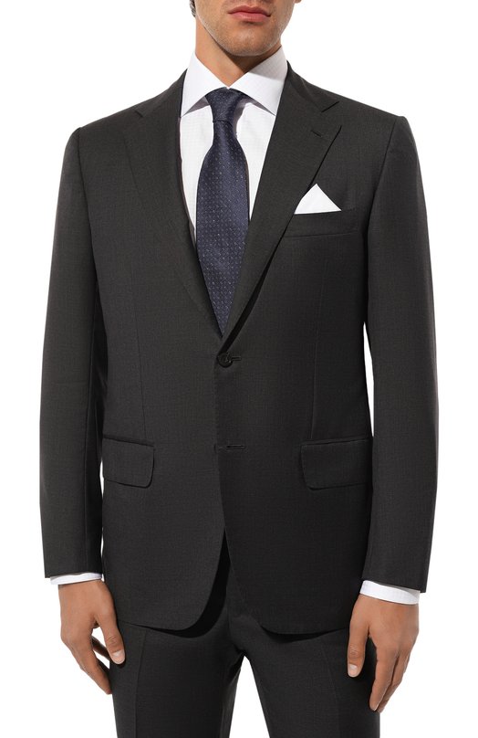 Шерстяной костюм Kiton UA81K0127002 Серый  UA81K0127002 Фото 3