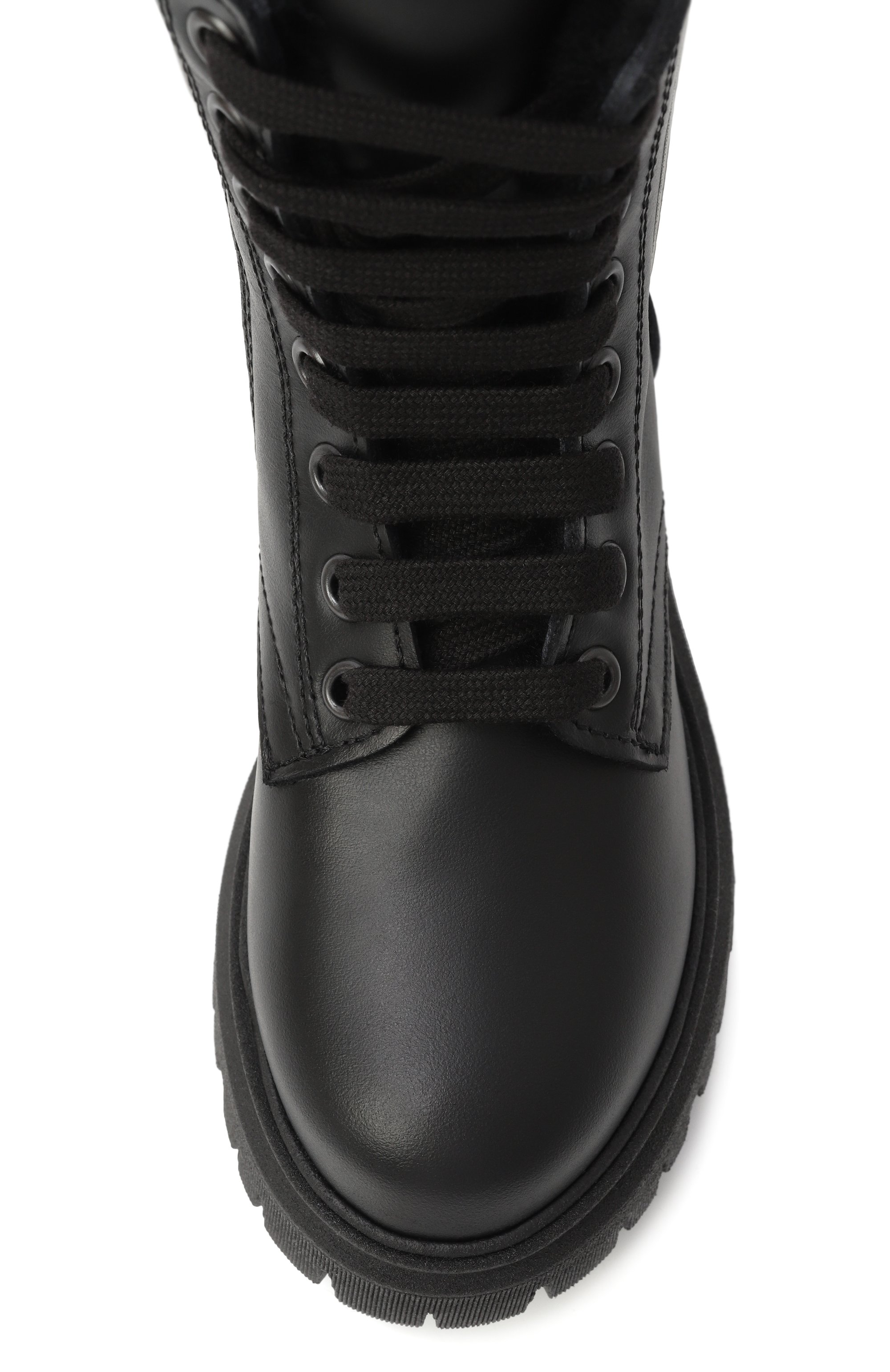 Кожаные ботинки MSGM KIDS, арт. 81142/19-27, фото 4