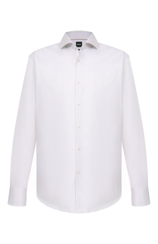 Хлопковая сорочка BOSS 50556514 Бежевый 50556514