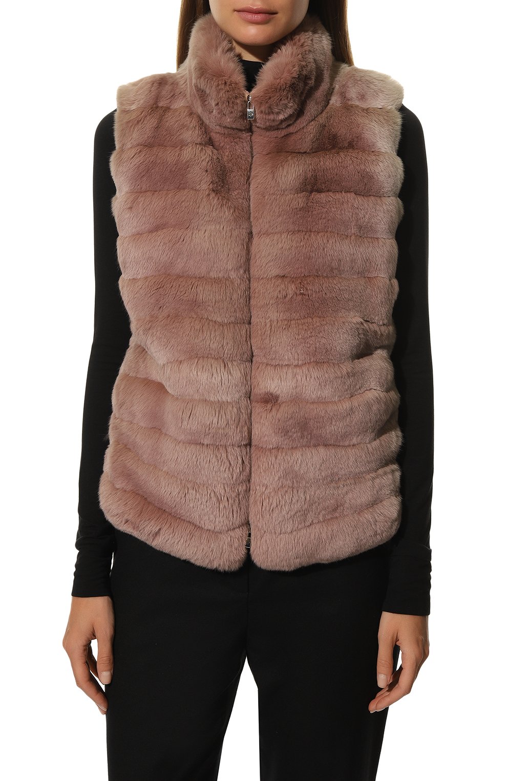 Жилет из кашемира и меха шиншиллы LORO PIANA, арт. FAF3985, фото 3