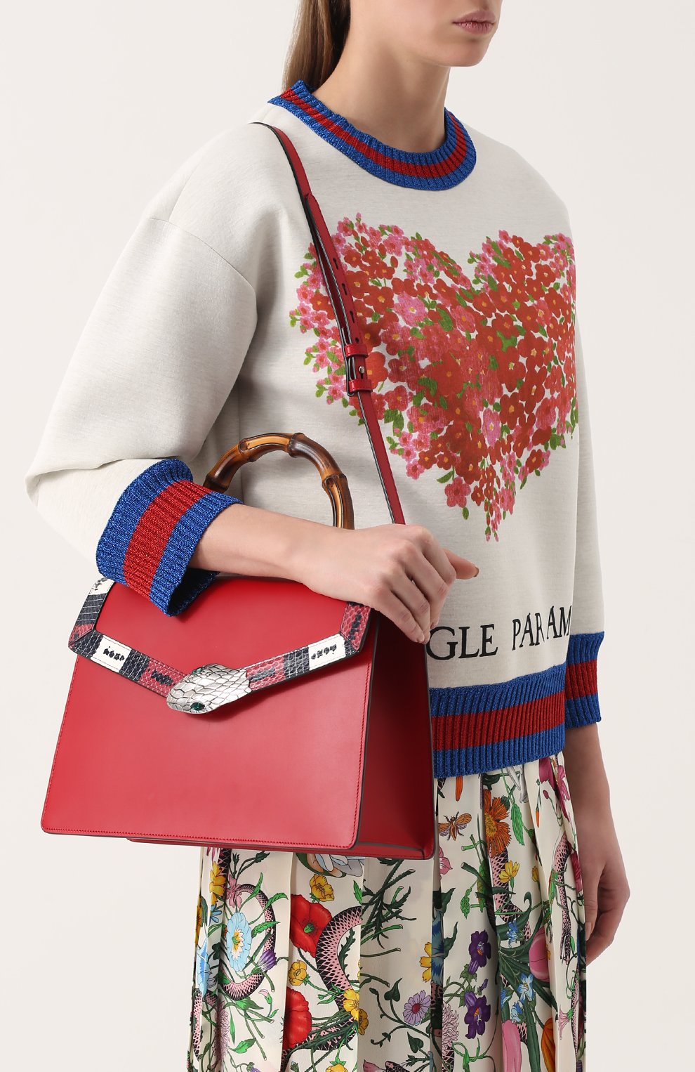 Сумка lilith GUCCI красного цвета по цене 270500 руб., арт. 453750/CVLRN, фото 5 Сумка lilith GUCCI, арт. 453750/CVLRN, фото 5