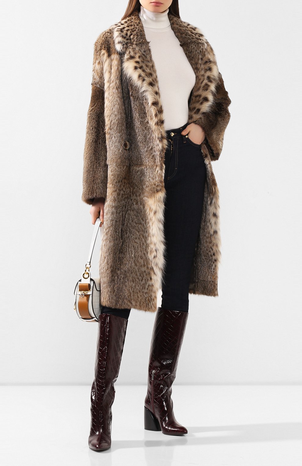 Шуба из меха рыси COLOR TEMPERATURE, арт. K9/21, фото 2