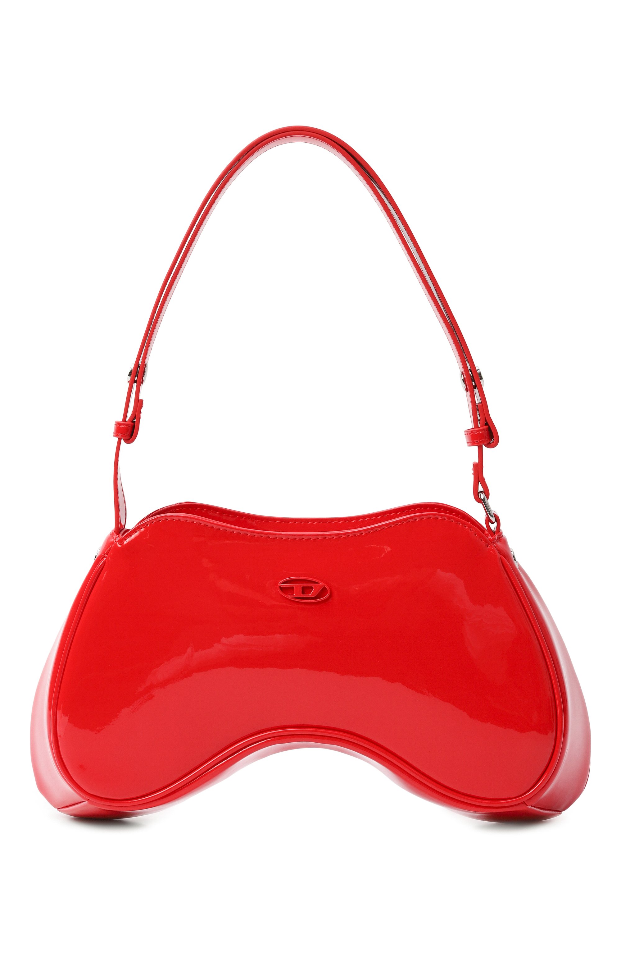 Сумка play DIESEL красного цвета по цене 35400 руб., арт. X10201/P6255, фото 1 Сумка play DIESEL, арт. X10201/P6255, фото 1