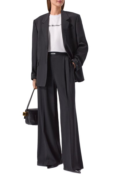 Женские шерстяные брюки MSGM, арт. 4041MDP13/267100