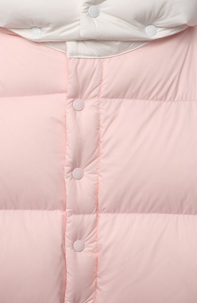 Пуховый комбинезон MONCLER розового цвета по цене 65650 руб., арт. G2-951-1G521-00-53333, фото 3 Пуховый комбинезон MONCLER, арт. G2-951-1G521-00-53333, фото 3
