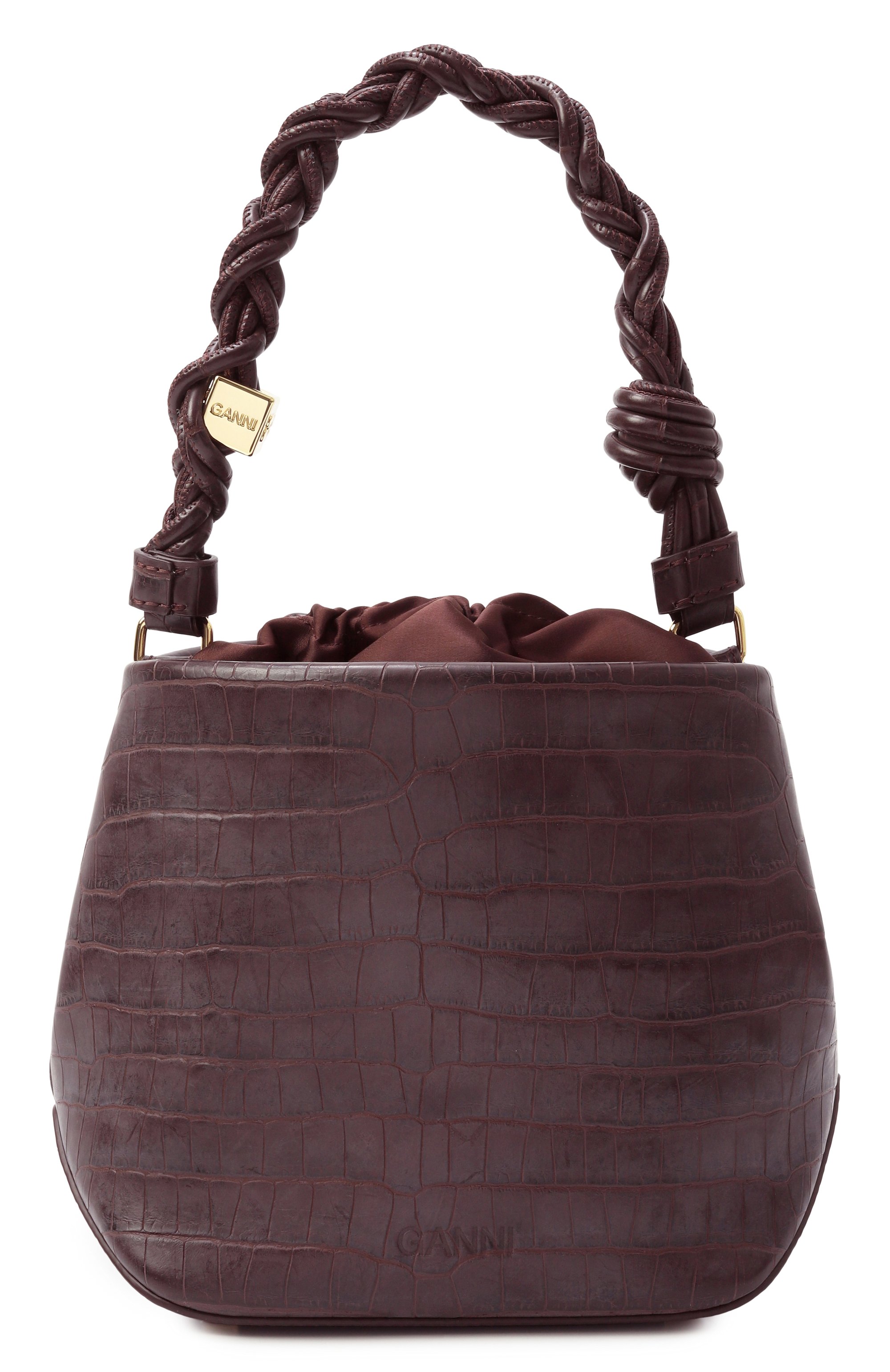 Сумка bou GANNI коричневого цвета по цене 59950 руб., арт. A6697, фото 6 Сумка bou GANNI, арт. A6697, фото 6