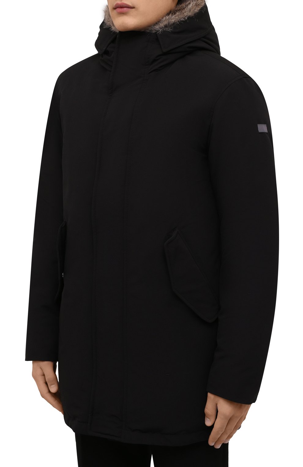 Пуховая парка с м еховой отделкой LEMPELIUS, арт. 2500/650RS26, фото 3