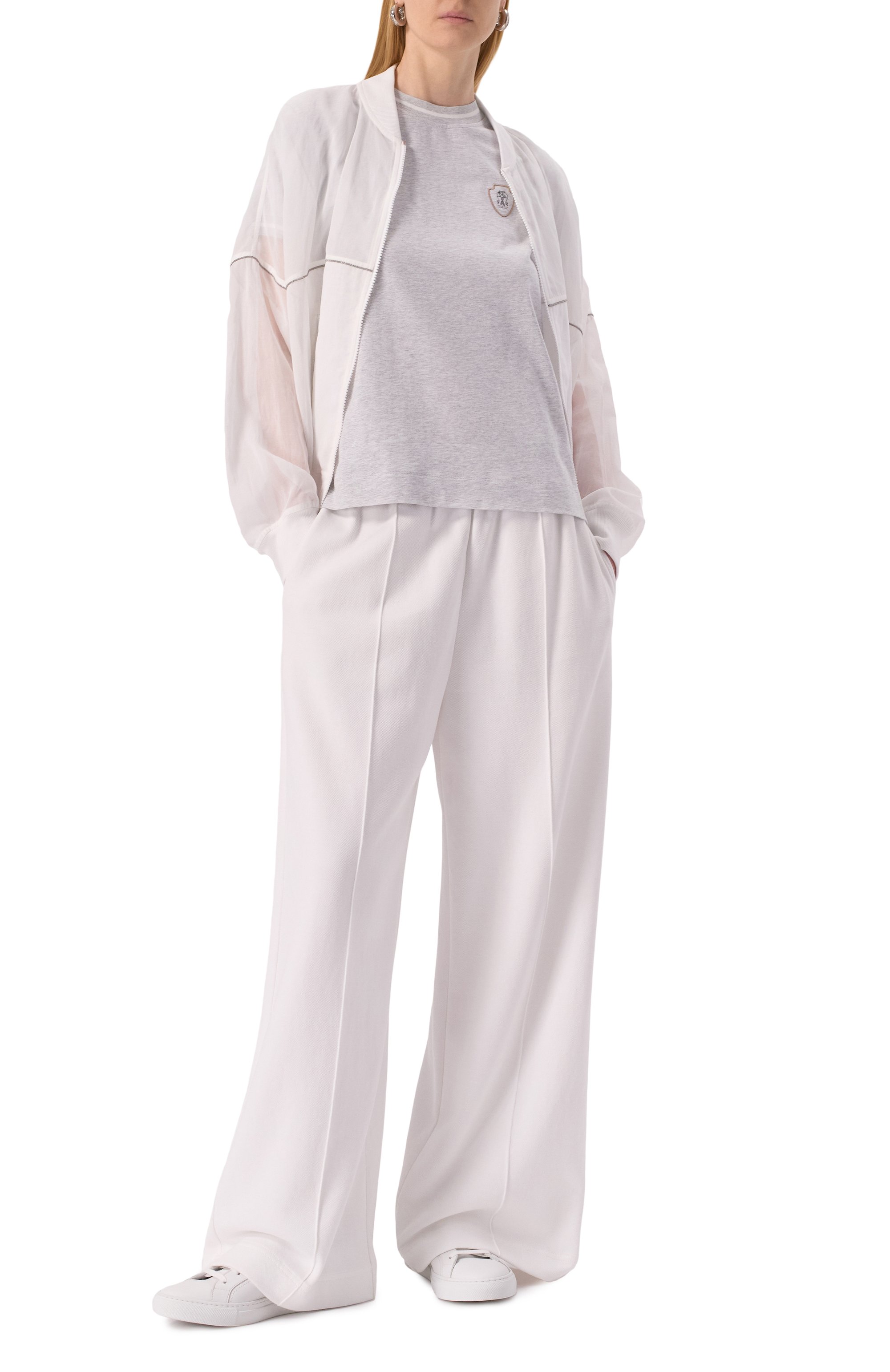 Хлопковая футболка BRUNELLO CUCINELLI, арт. M0T81VD110, фото 2