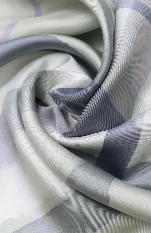 Шелковый шарф Burberry 8120310 Голубой  8120310 Фото 3