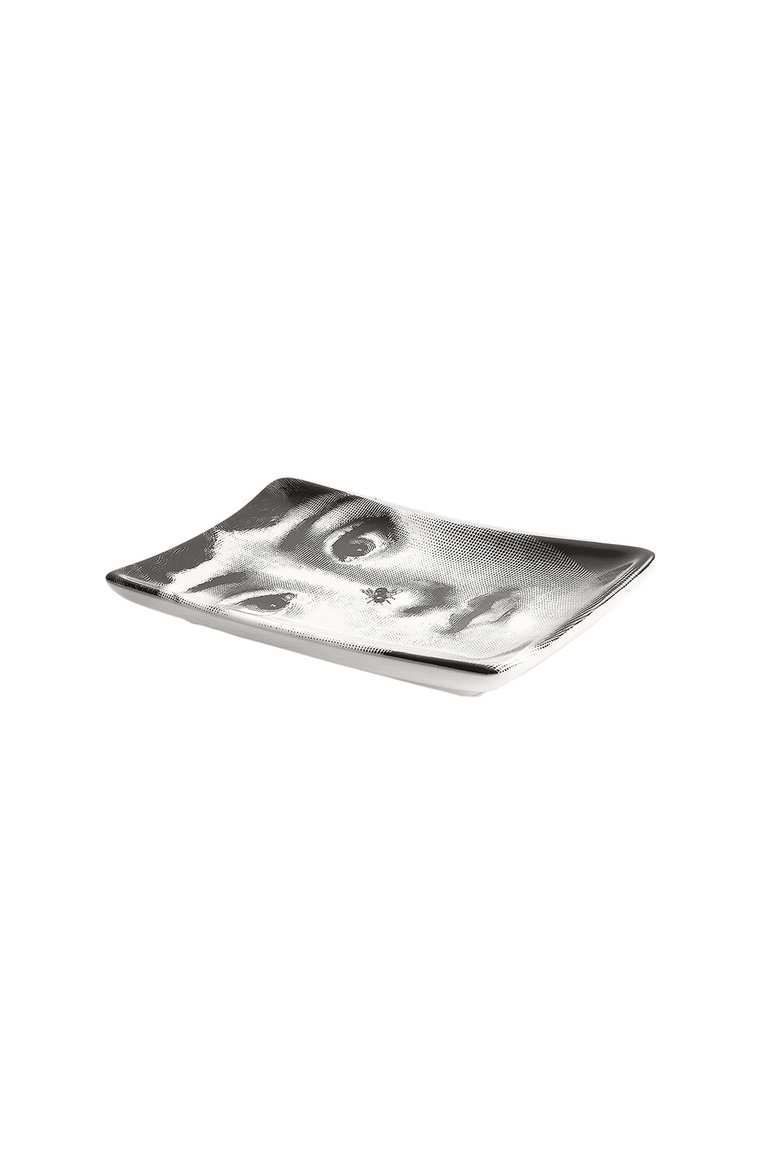 Мелочница tema e variazioni n.363  FORNASETTI черно-белого цвета, арт. P37X363 | Фото 2 (Нос: Не проставлено; Региональные ограничения белый список (Axapta Mercury): Не проставлено; Ограничения доставки: fragile-2)